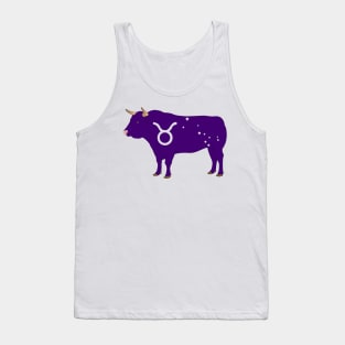 Taurus (Royal Purple) Tank Top